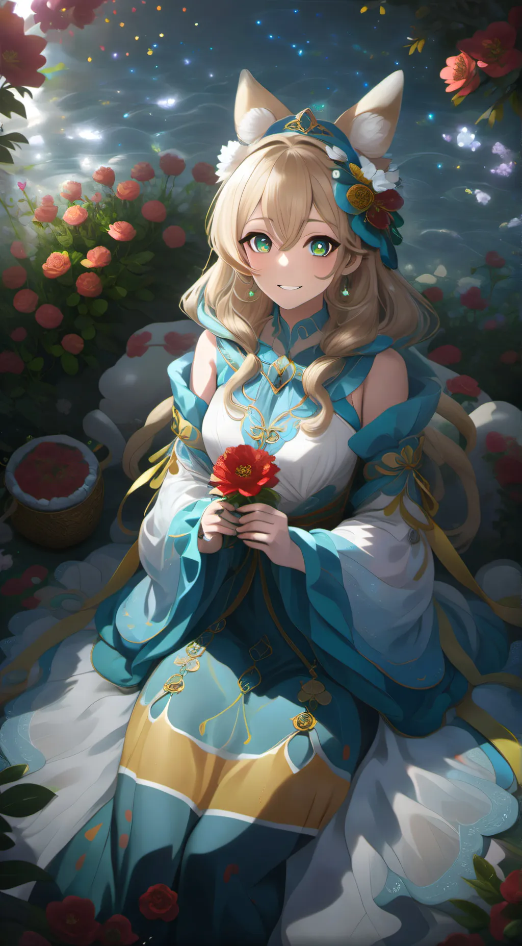 ai character: Asha  babe Luis background