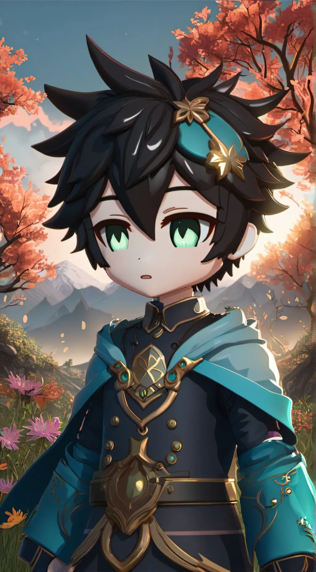 ai character: BFF background