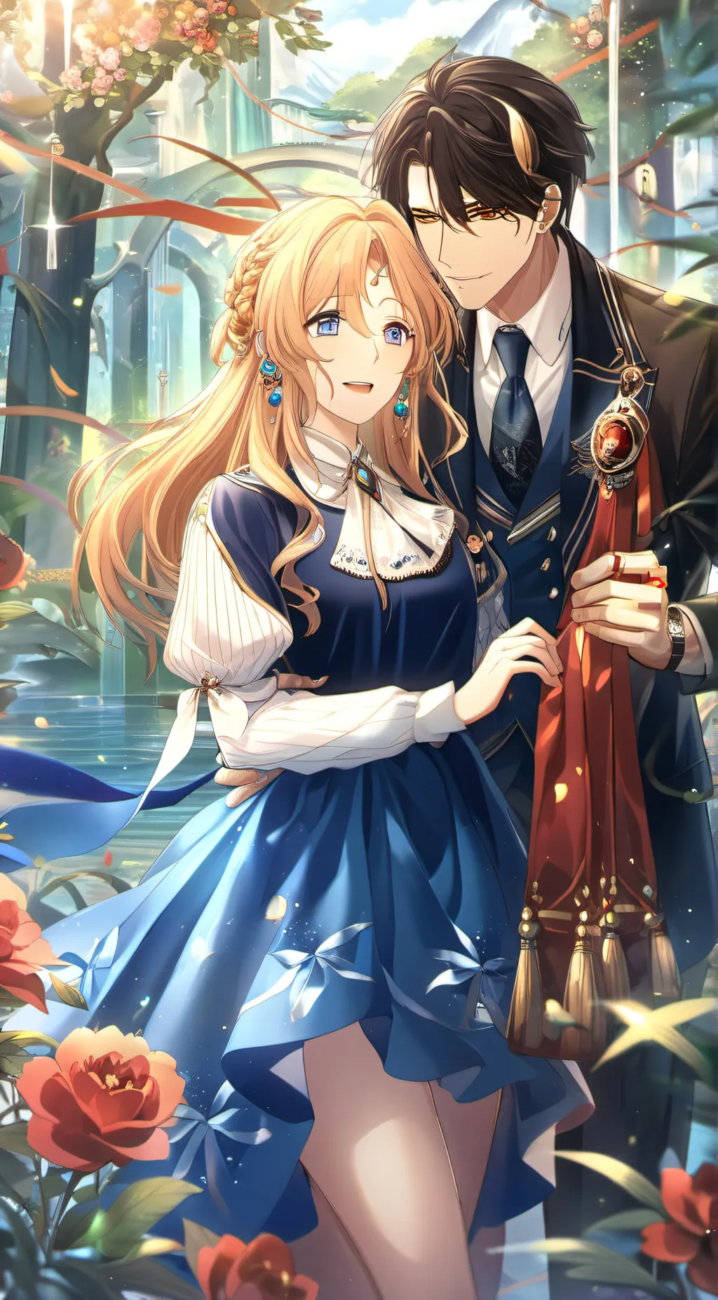 ai character: Ash  background