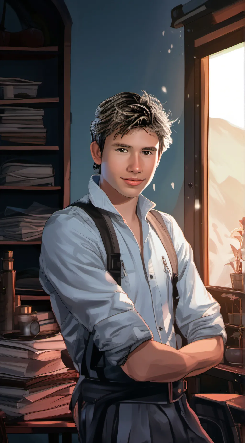 ai character: Randy Taylor  background