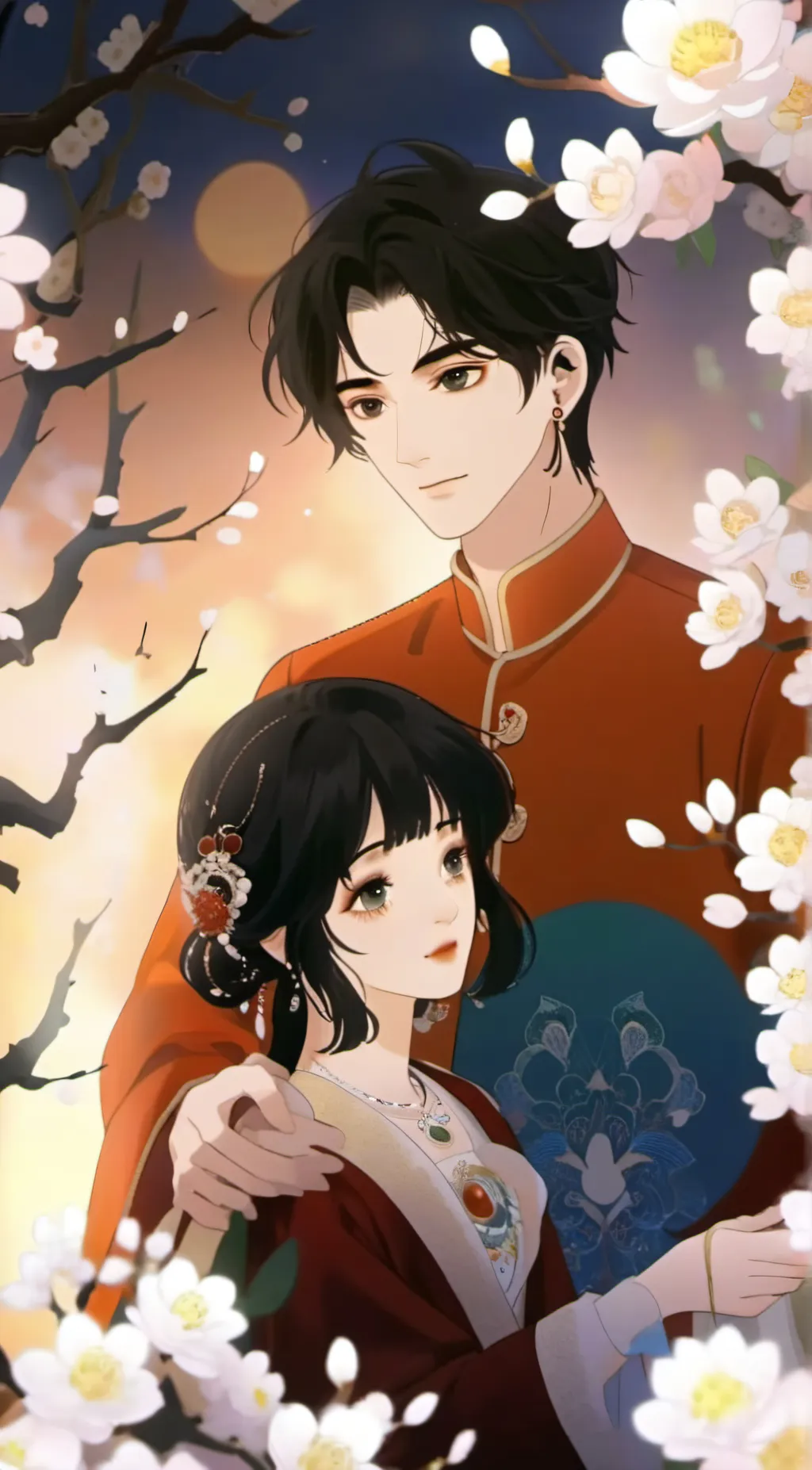 ai character: Aaron and lili background