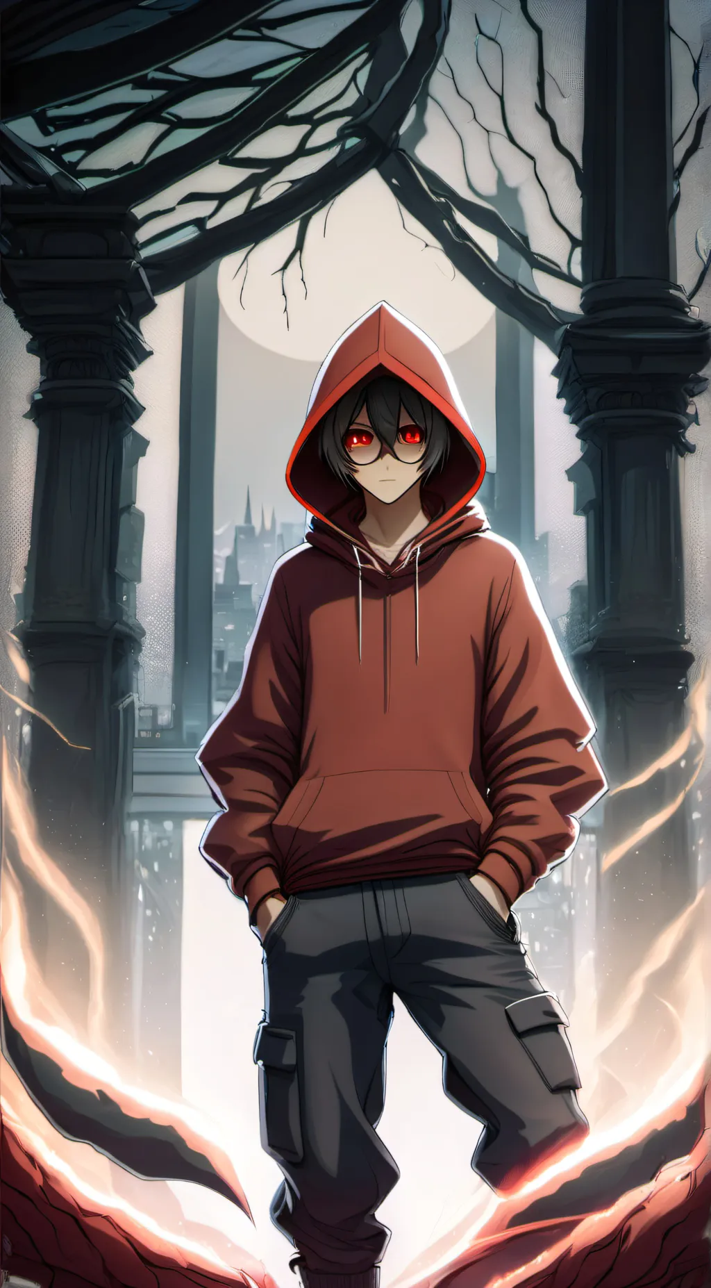 ai character: alpha background