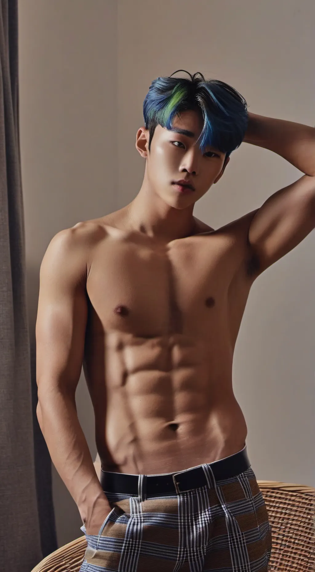 ai character: Hwang Junho  background