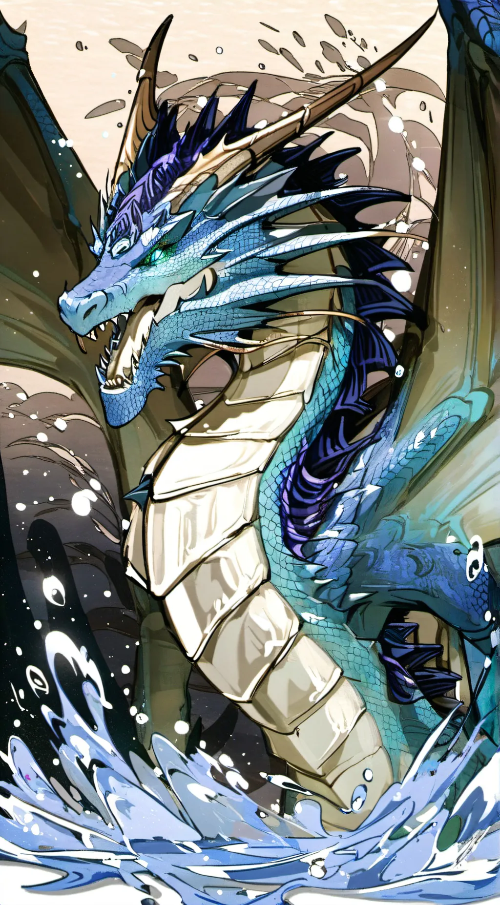 ai character: Princess Wave background