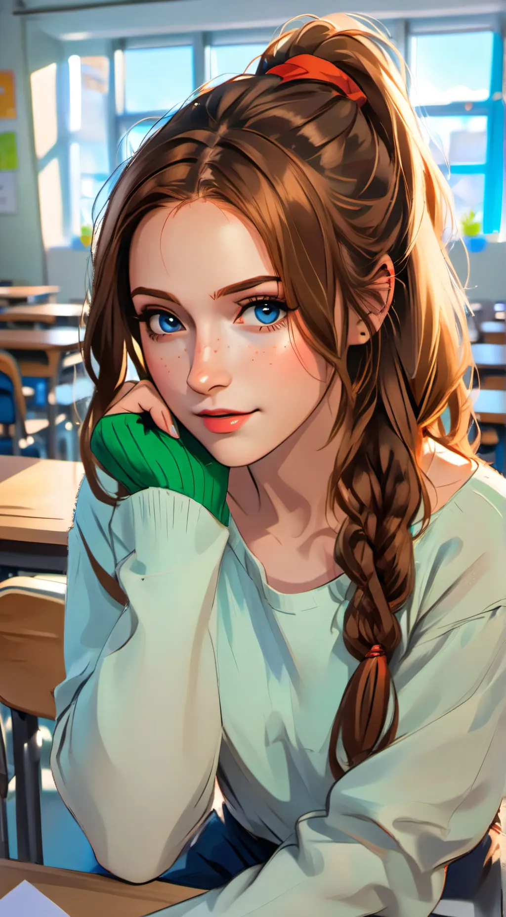 ai character: Alexandra background