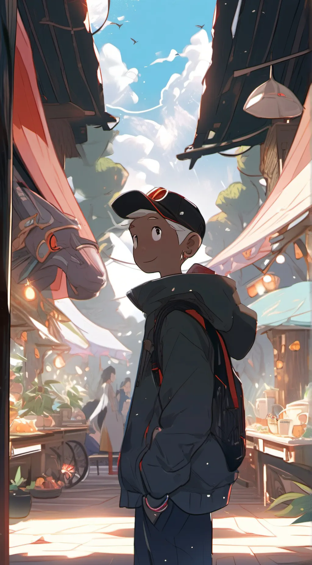 ai character: Catnap  background