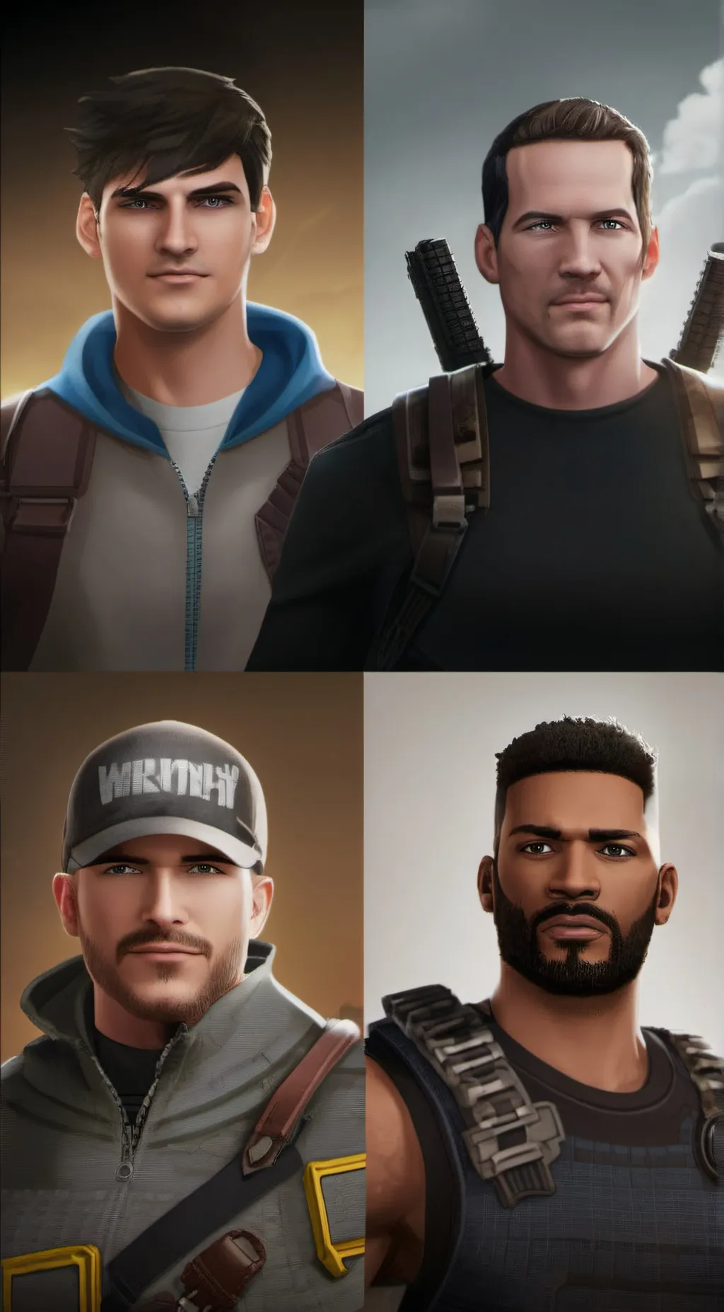 ai character: Old friends background