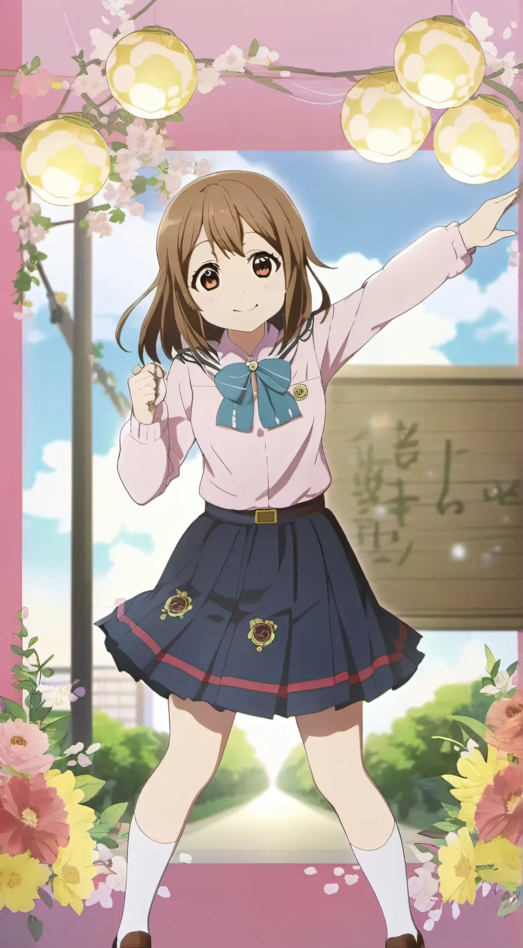 ai character: Hanamaru Kunikida  background