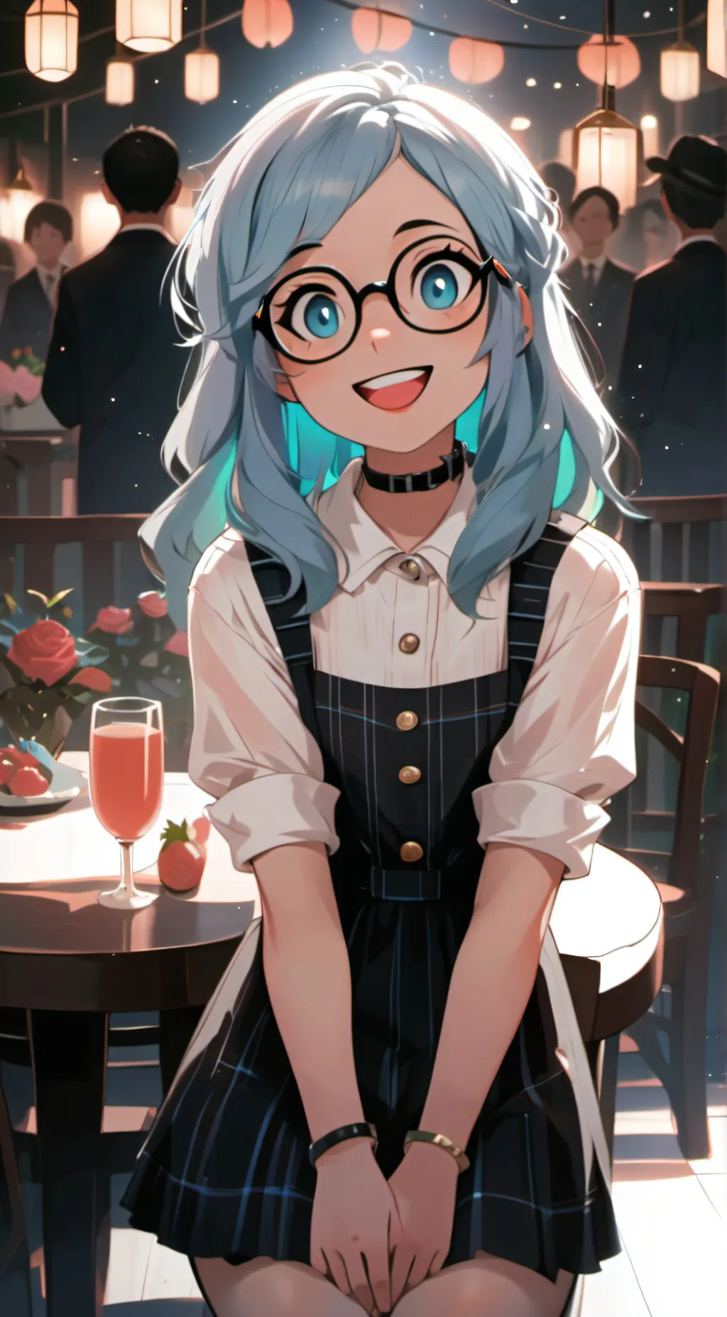 ai character: Rose background