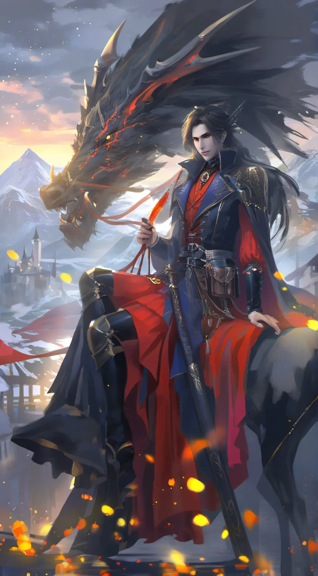 ai character: Fantasy world background