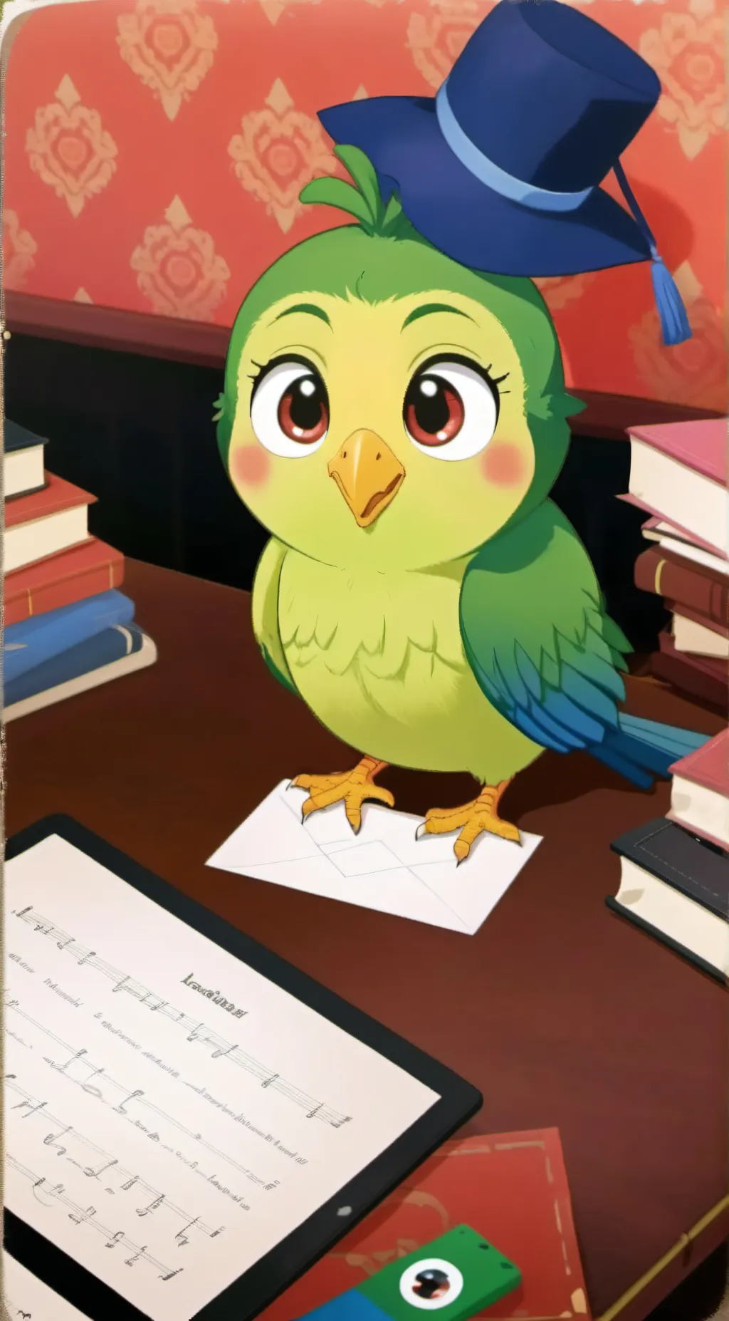 ai character: Duolingo background