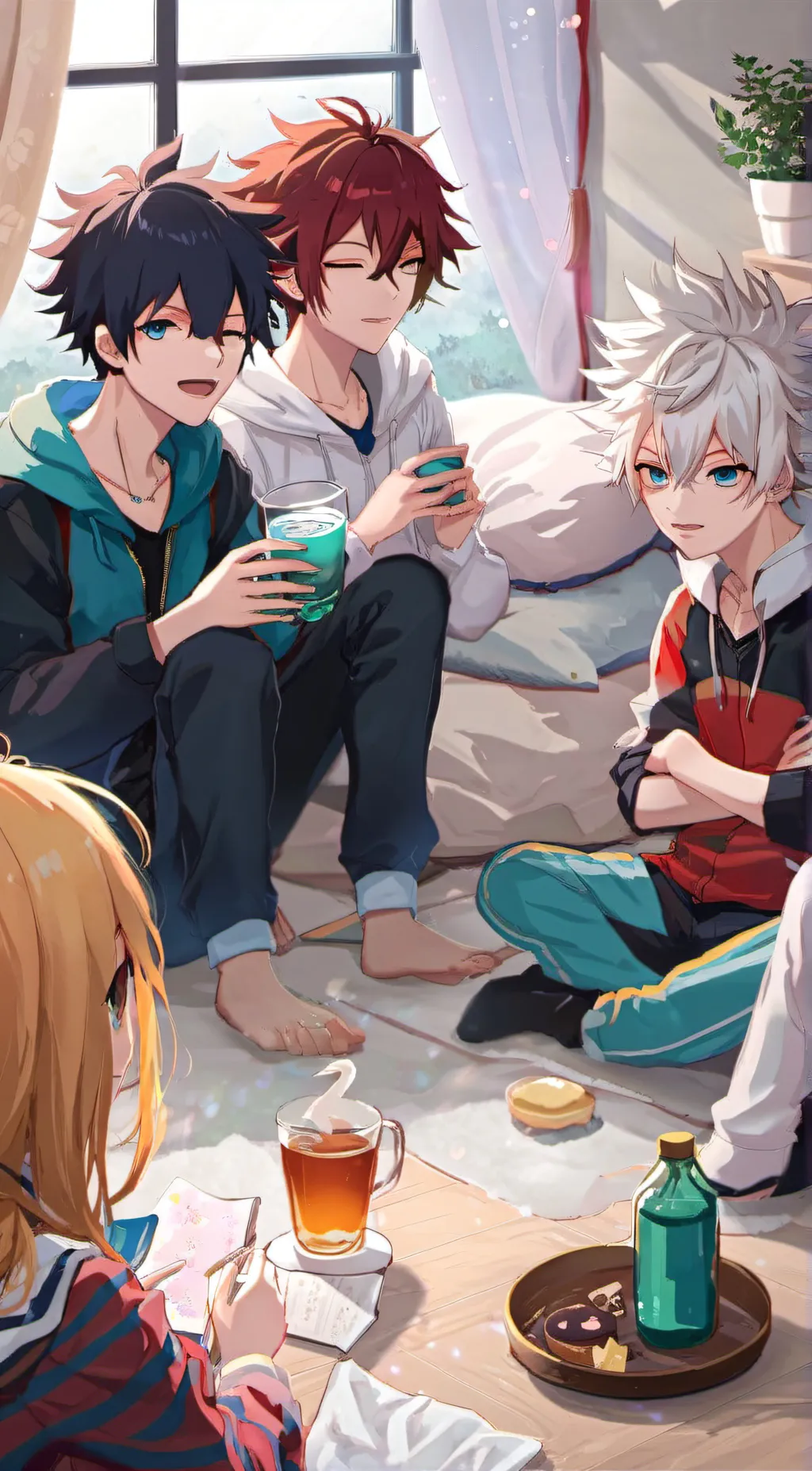 ai character: mha sleep over 🛌🏻🌃 background