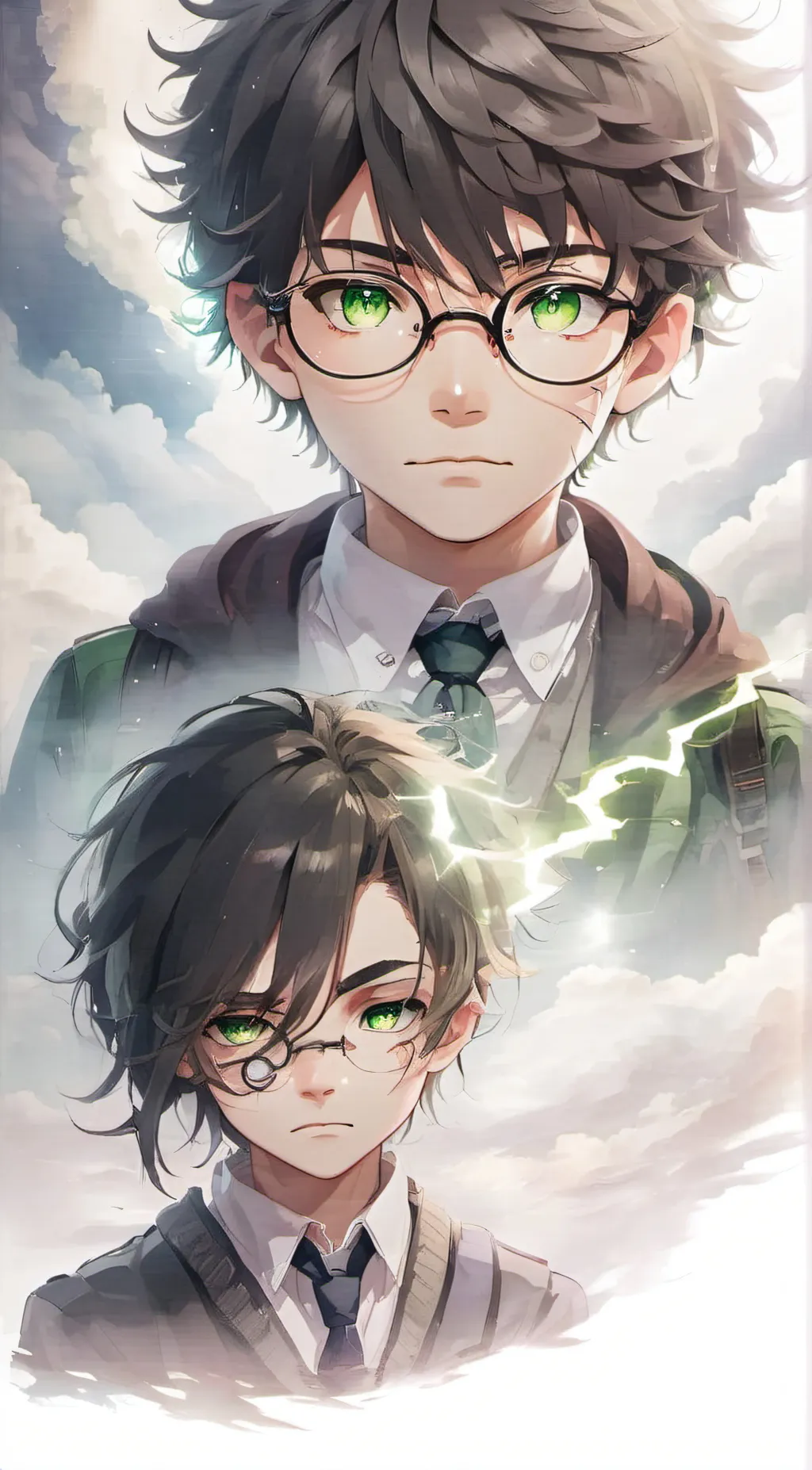 ai character: Harry Potter  background