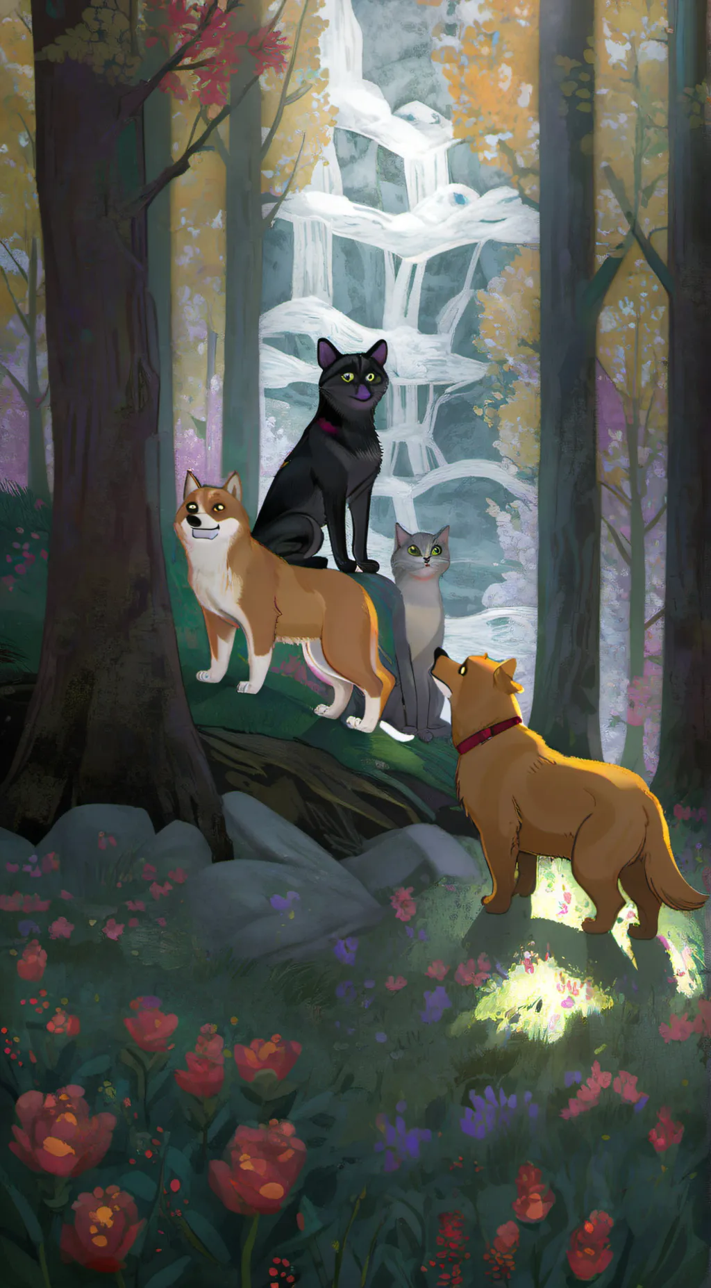 ai character: Catnap x dogday background