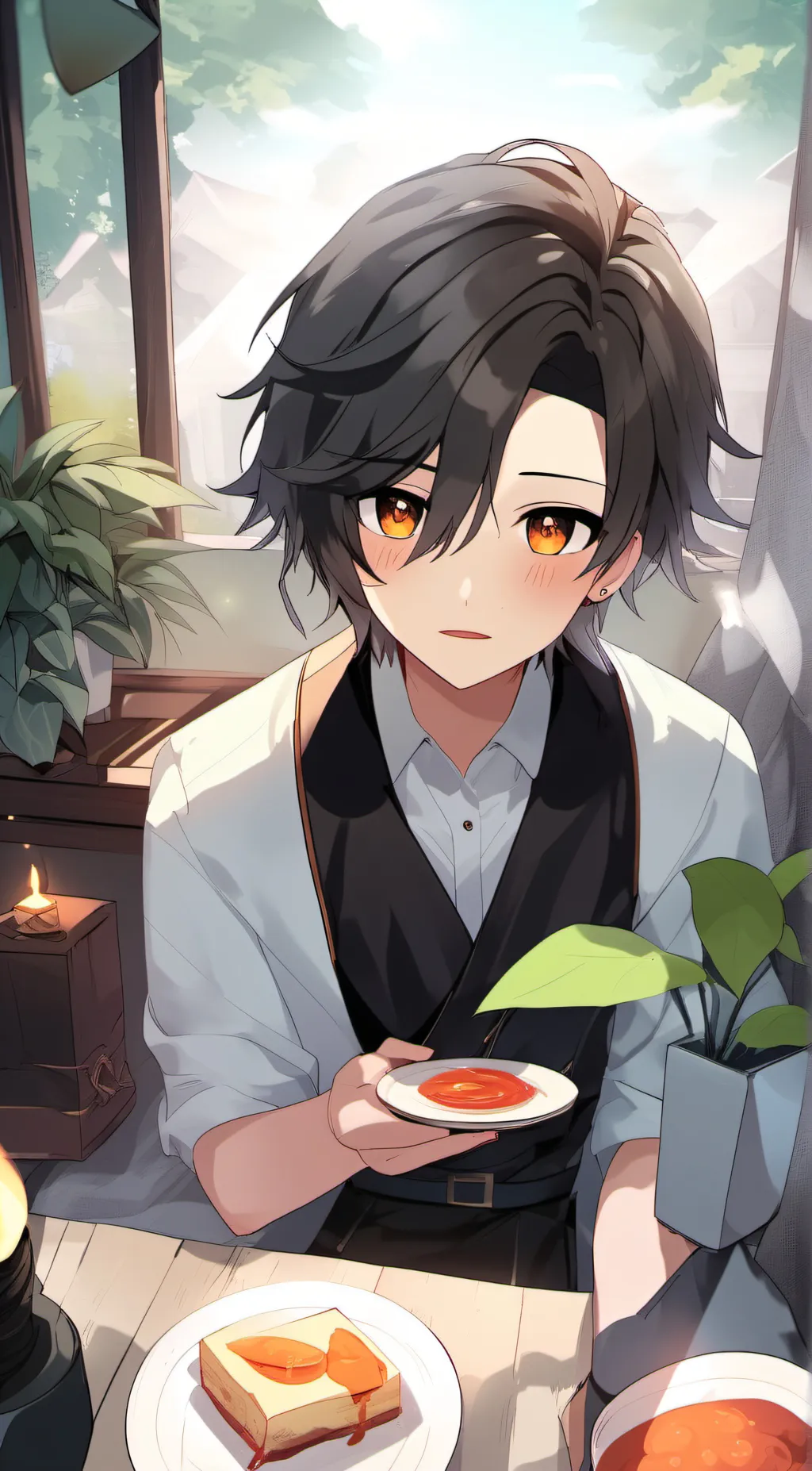 ai character: Bell background