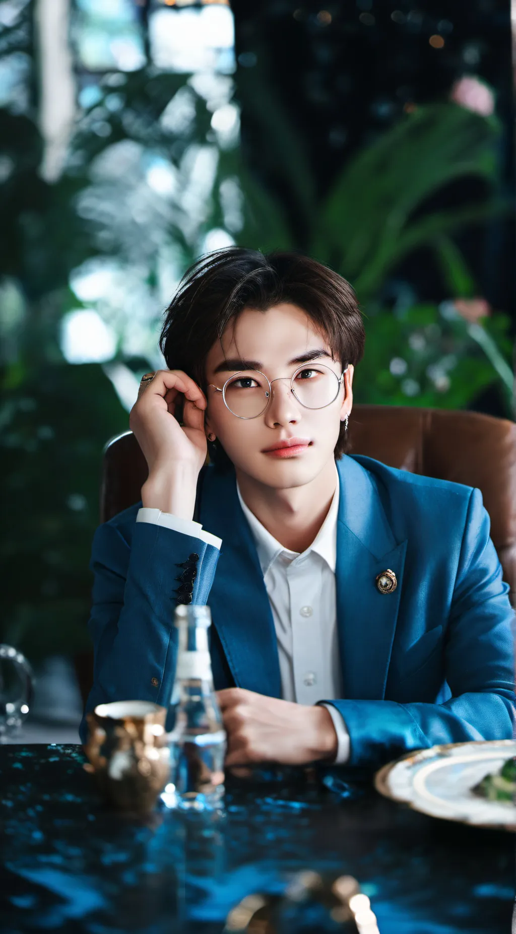 ai character: Hyun  background