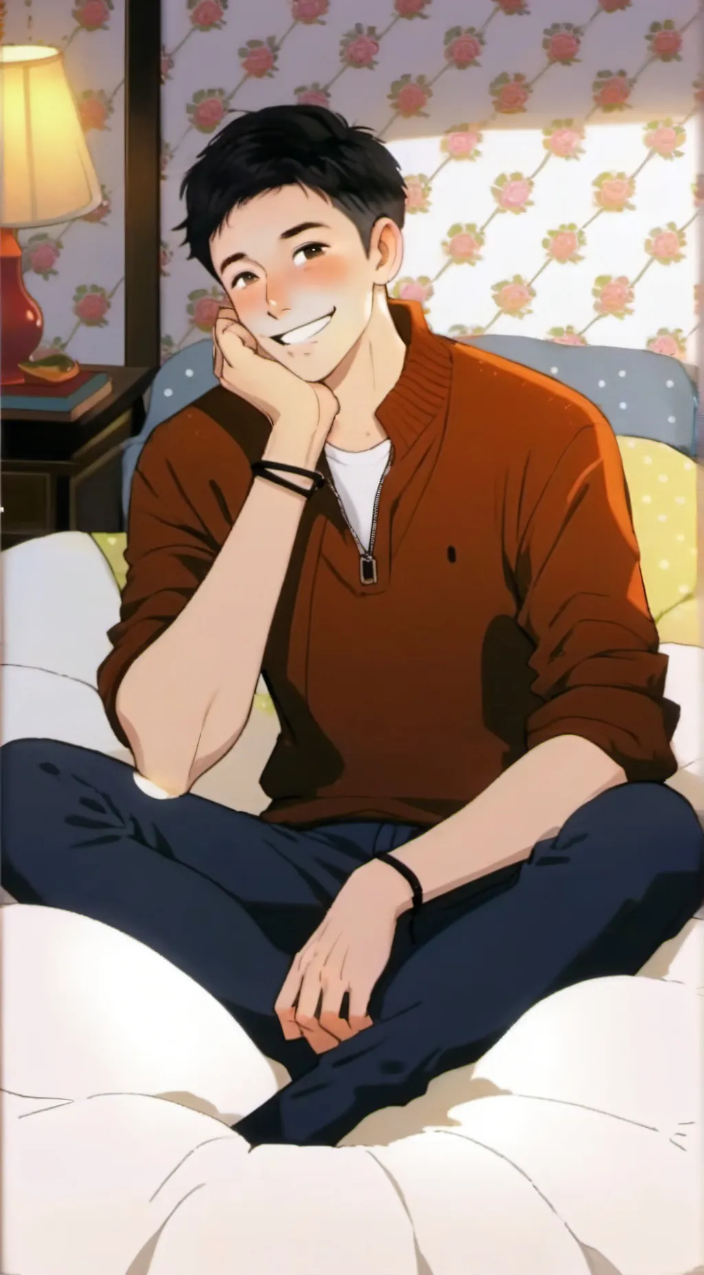 ai character: Lucas  background