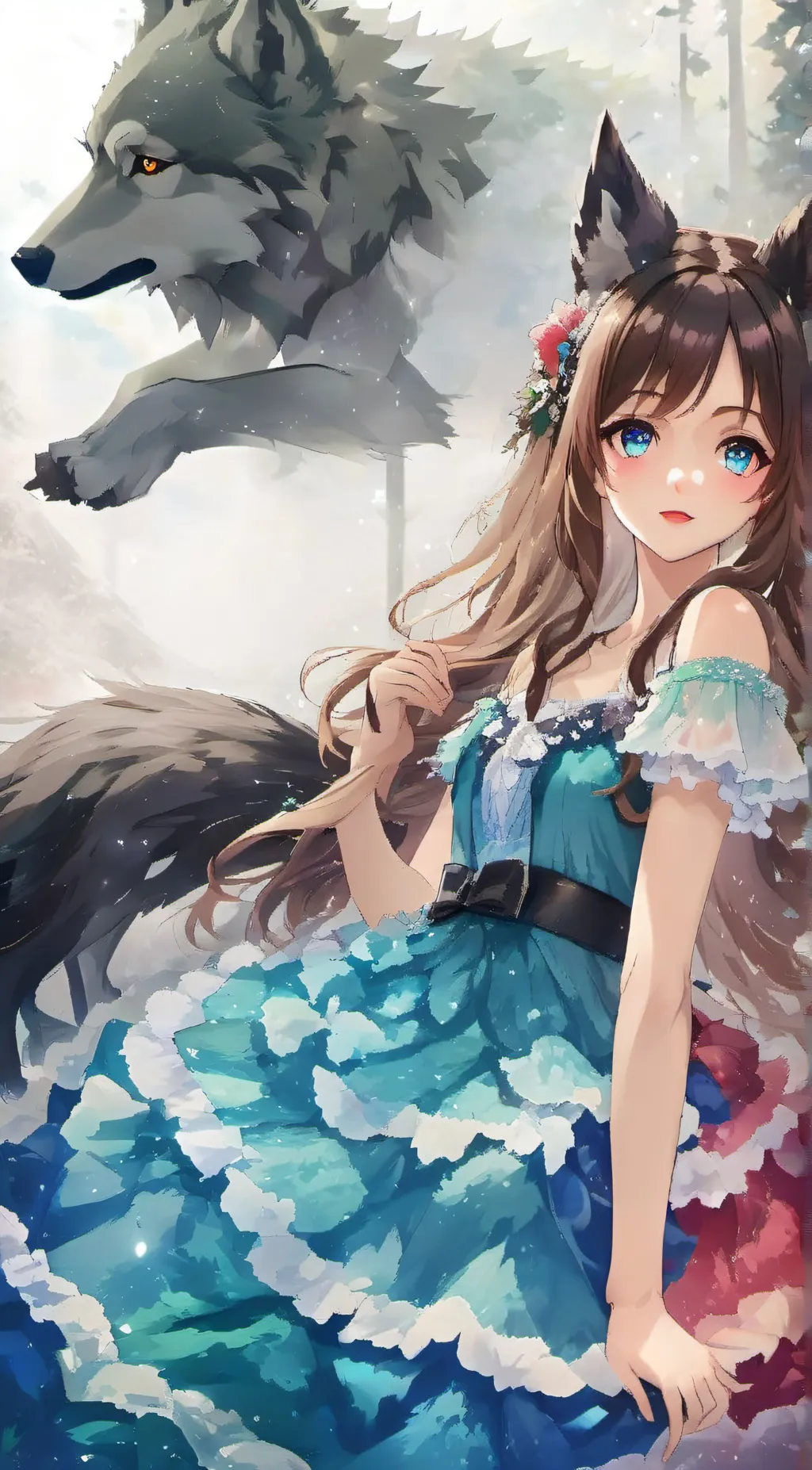 ai character: me/freya  background