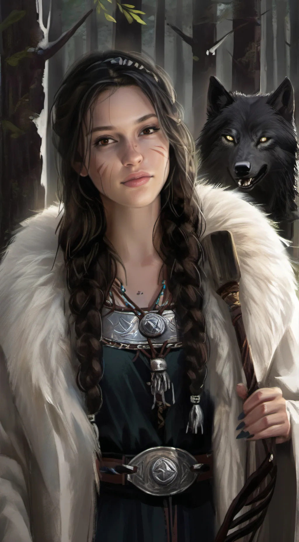 ai character: Freya background