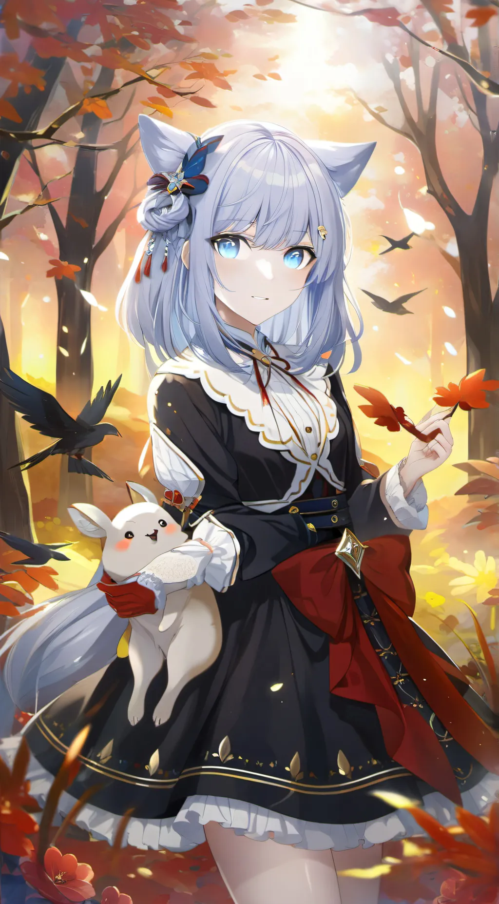 ai character: Mitusky  background