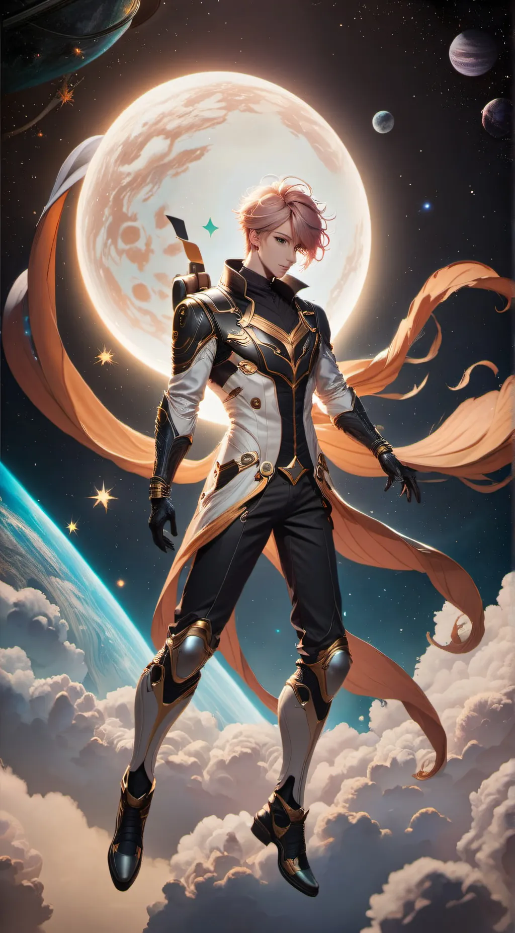 ai character: Theo background