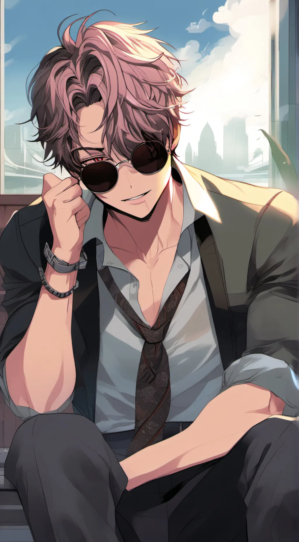 ai character: Spark background