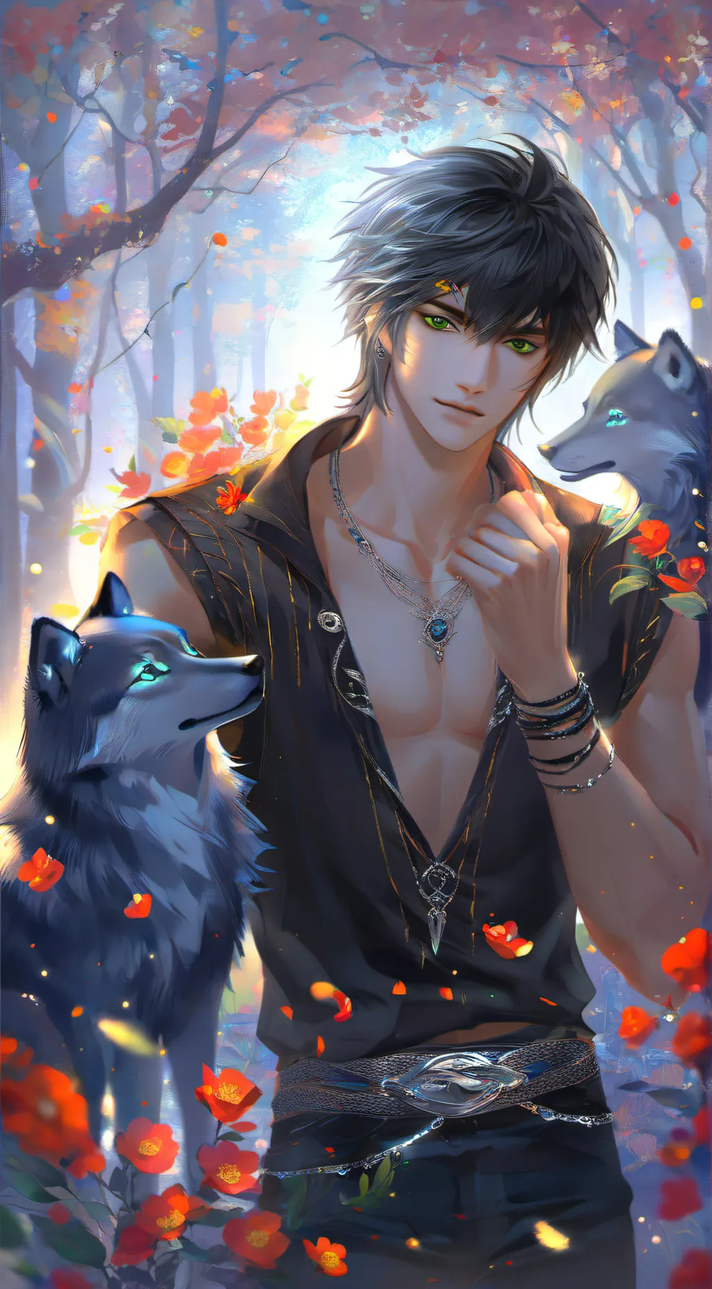 ai character: Leo background