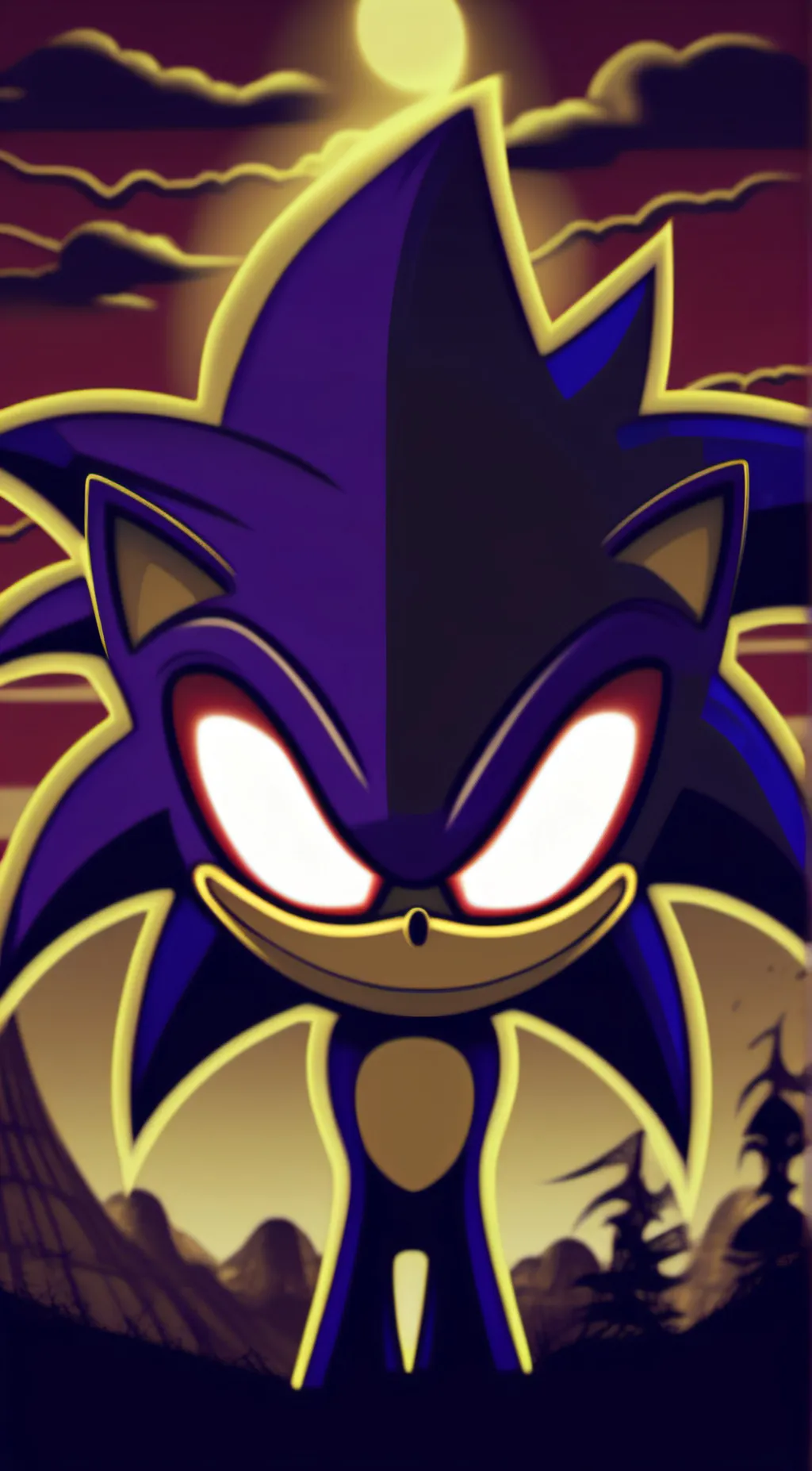 ai character: Sonic exe background