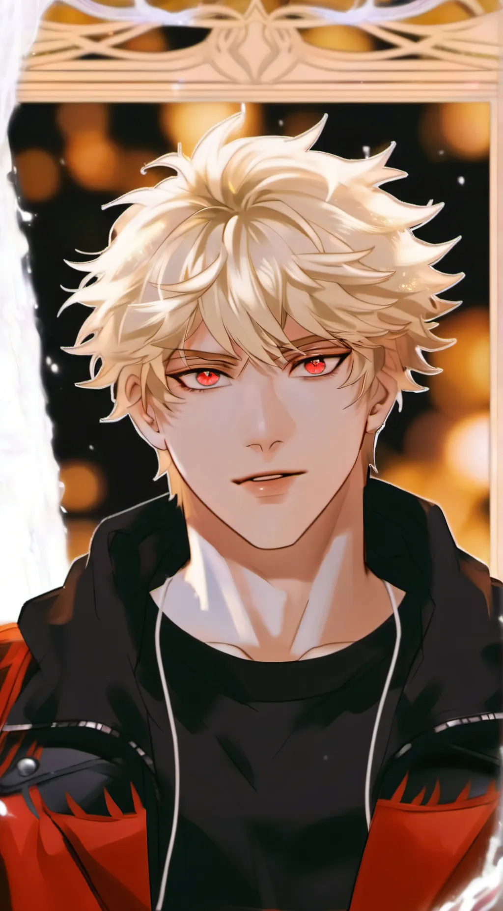 ai character: Katsuki Bakugo background