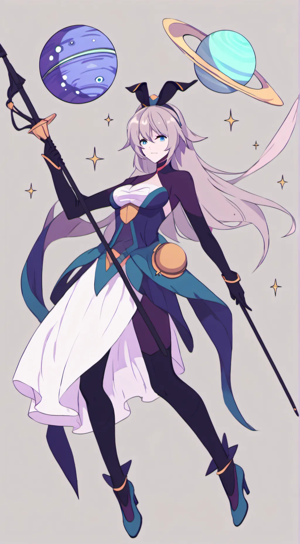 ai character: Uranus and Neptune background