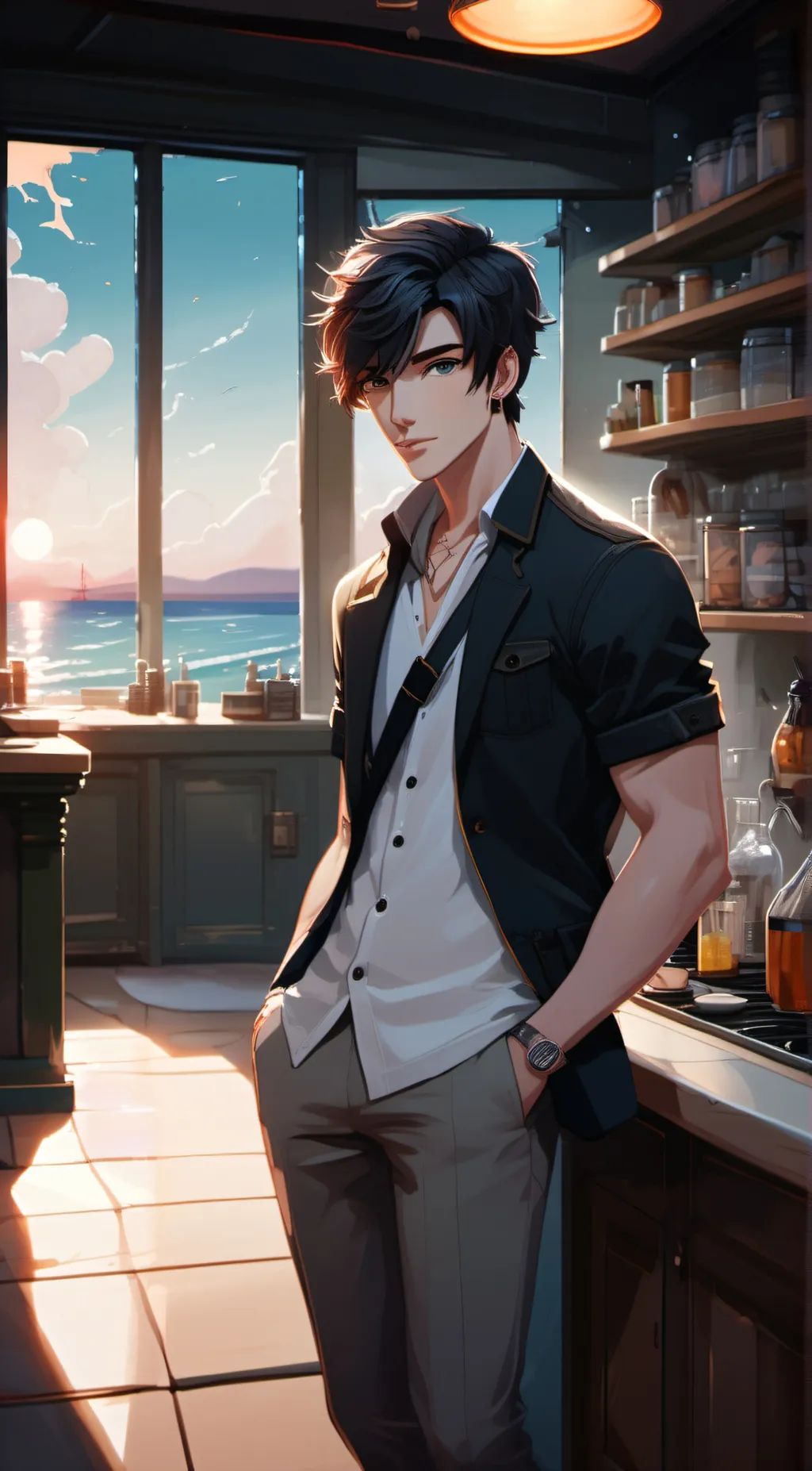 ai character: Nick background