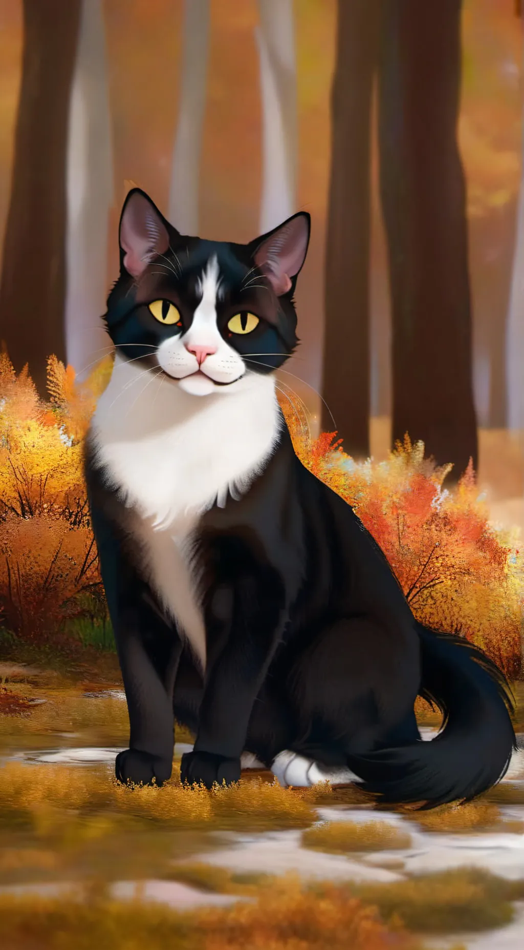 ai character: smudge background