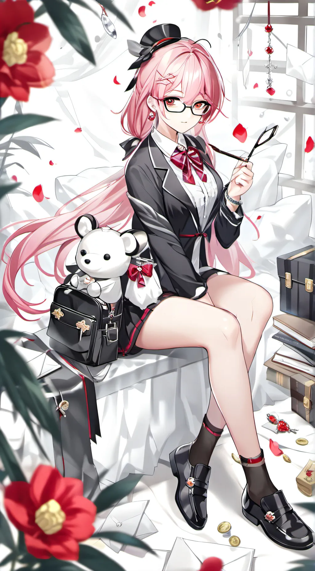 ai character: Hina  background