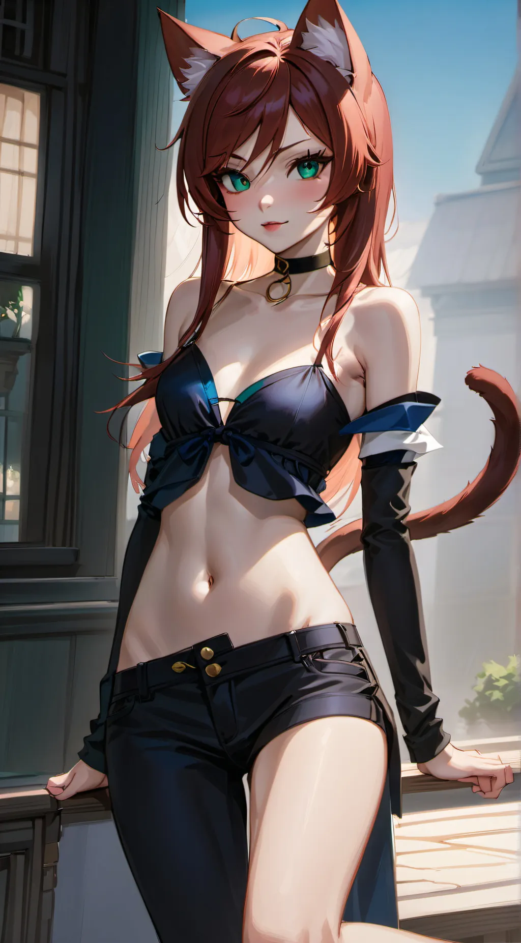 ai character: Scarlet background