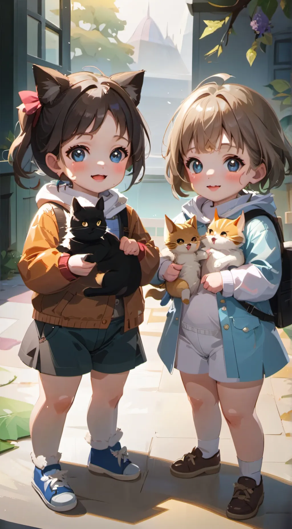 Talkie AI - Chat with 2 toddlers 3 cats