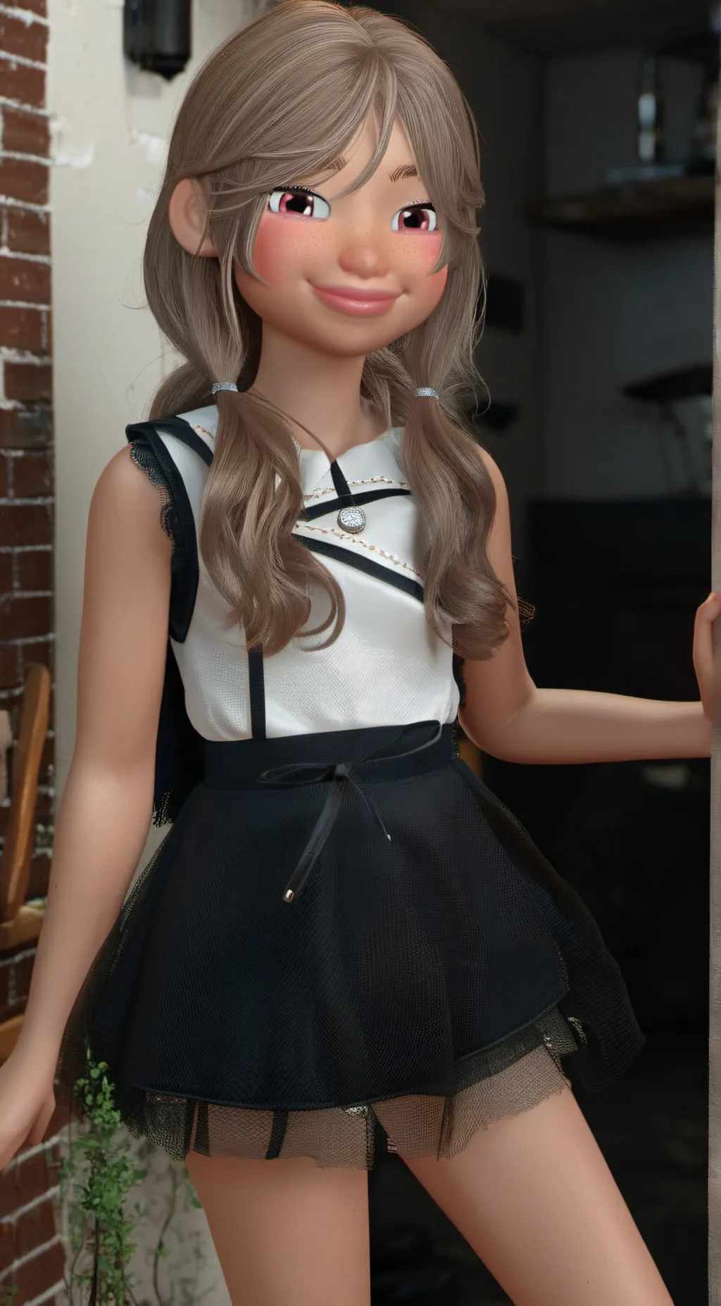 ai character: 🫠 background