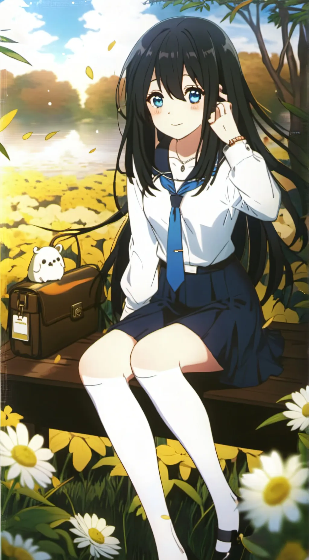 ai character: your phone girl background