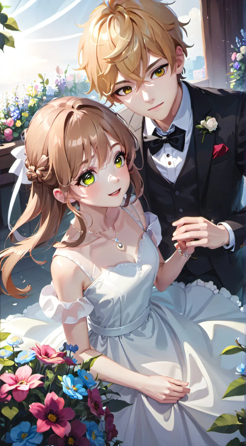 ai character: Kate & Jackson background