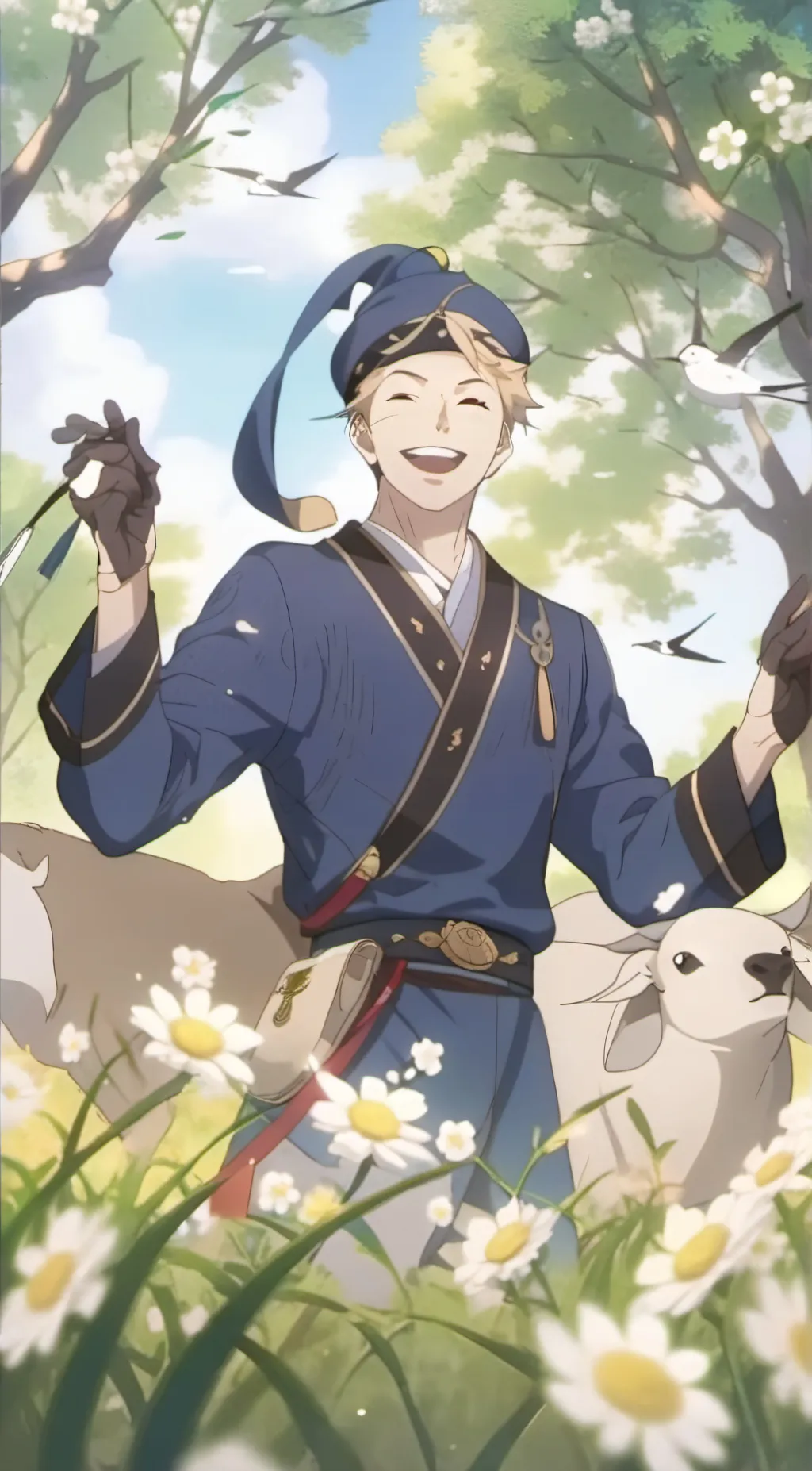 ai character: boruto background