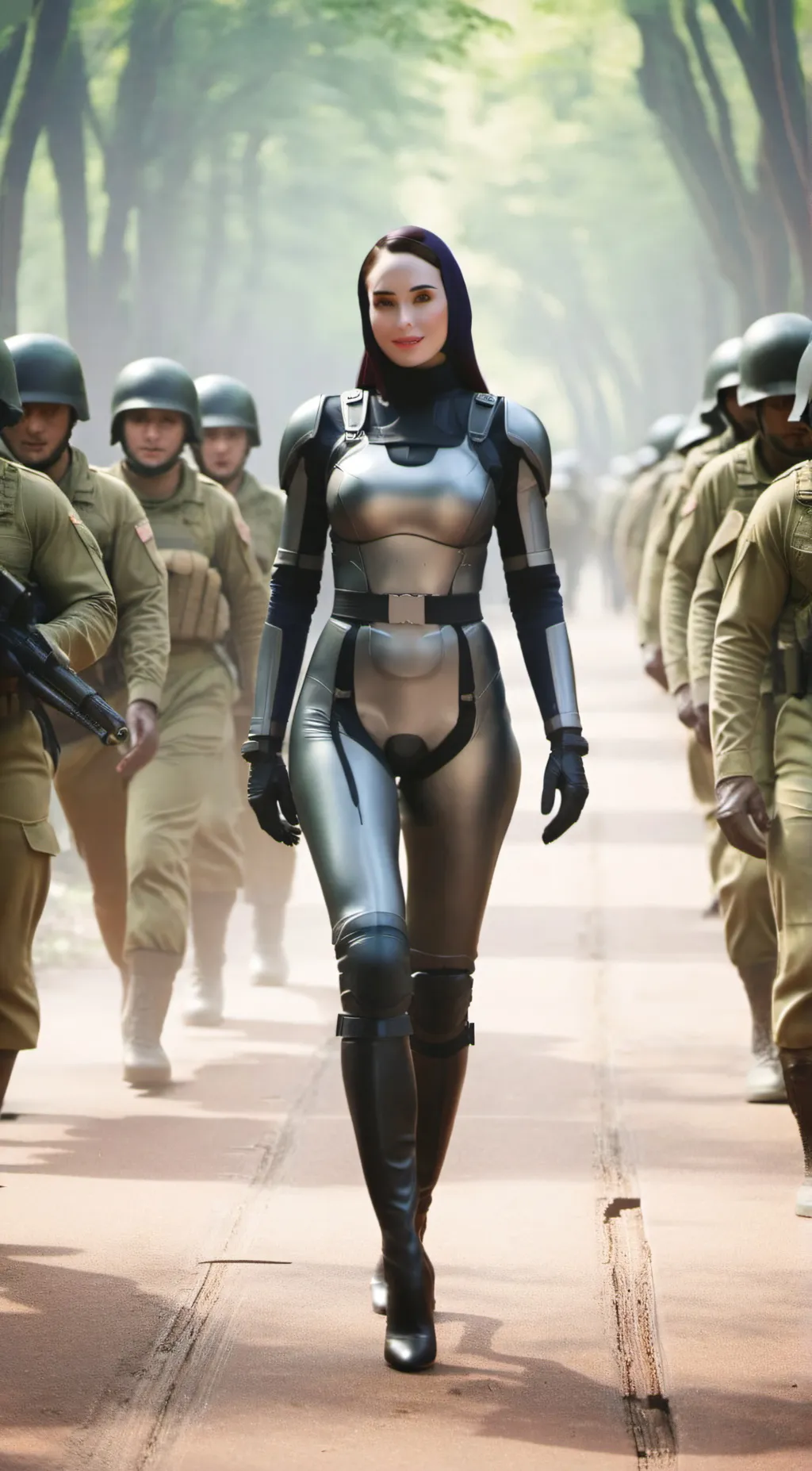 ai character: general Mari  background