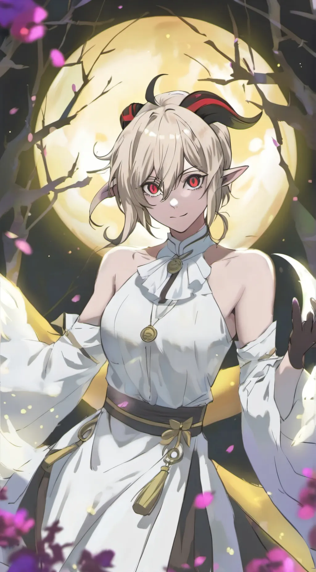 ai character: Luna background