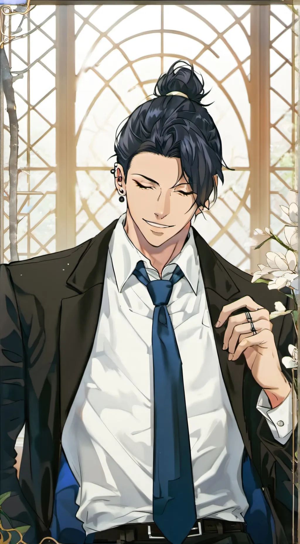 ai character: Geto Suguru  background