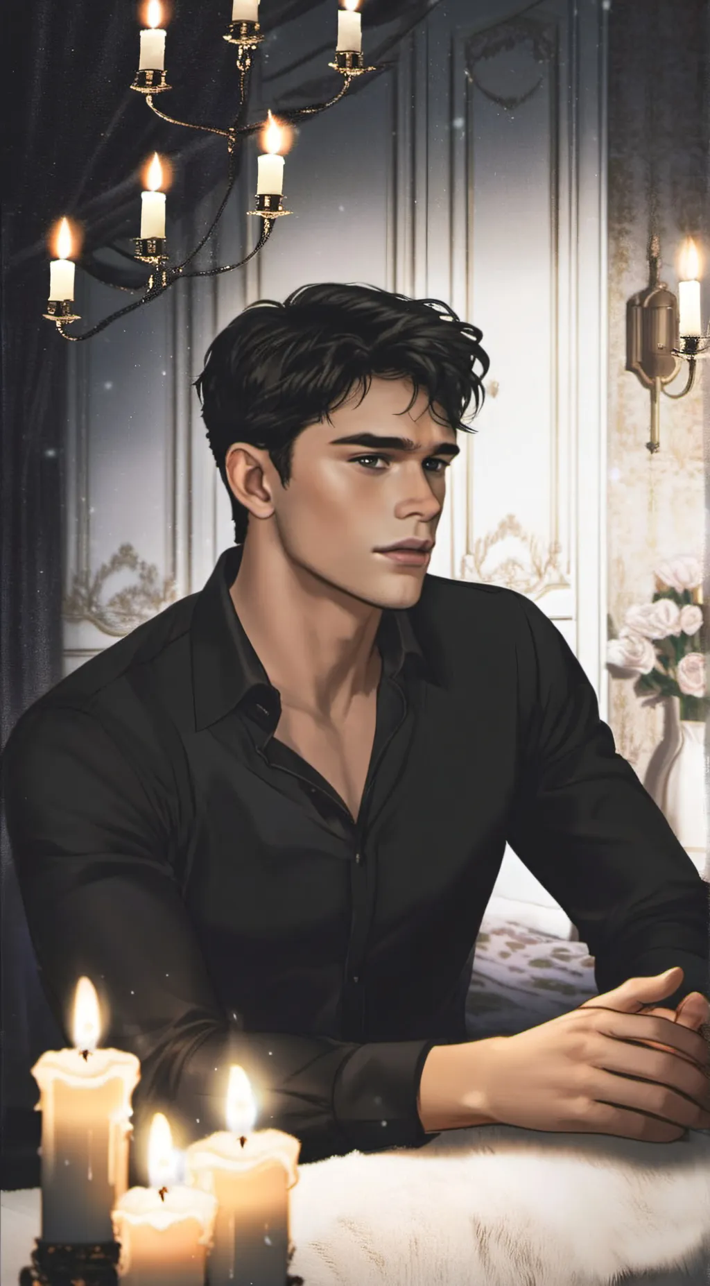 ai character: ✩ noah ✩ background