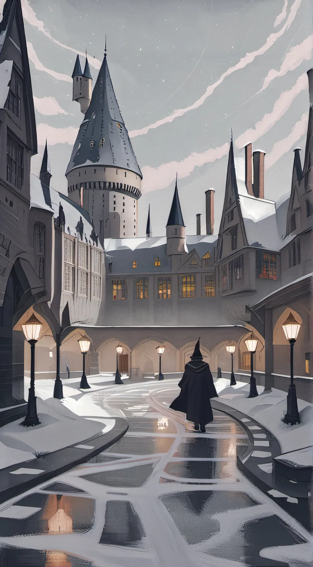 ai character: hogwarts background