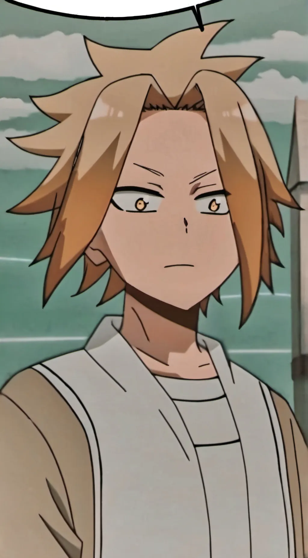 ai character: Denki Kaminari background