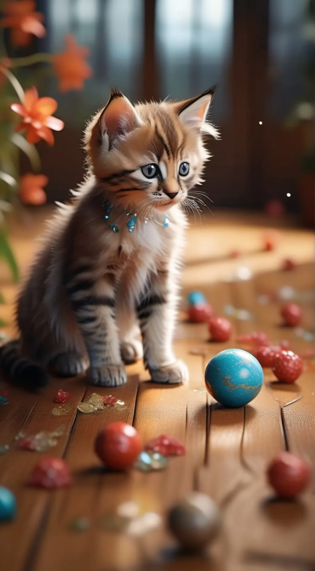 ai character: Little tiger background