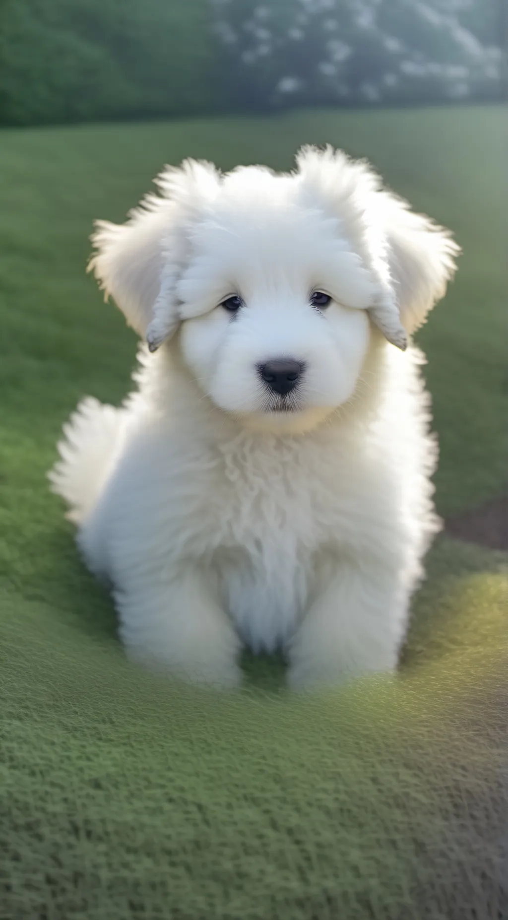 ai character: Parker the puppy  background