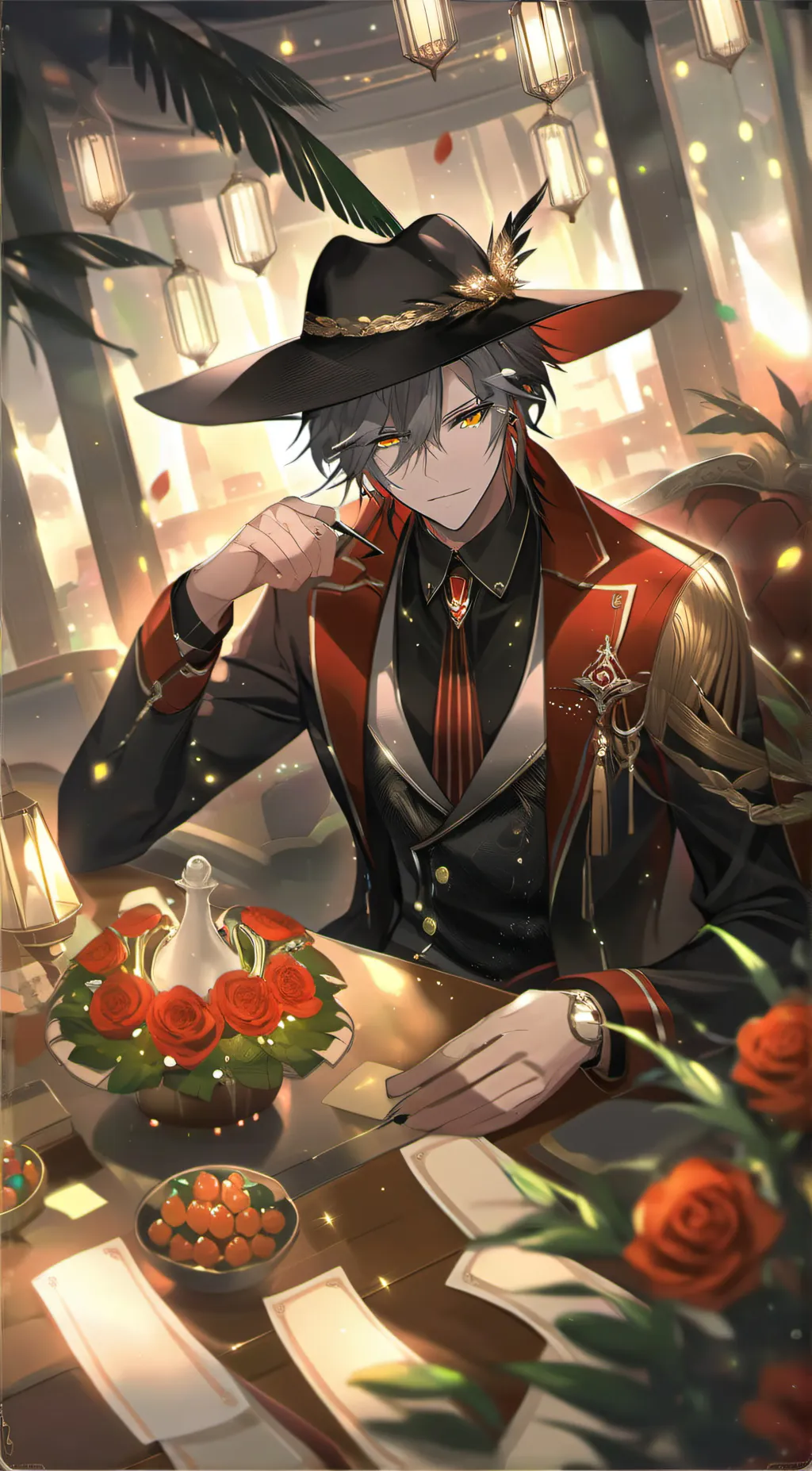 ai character: Rick background