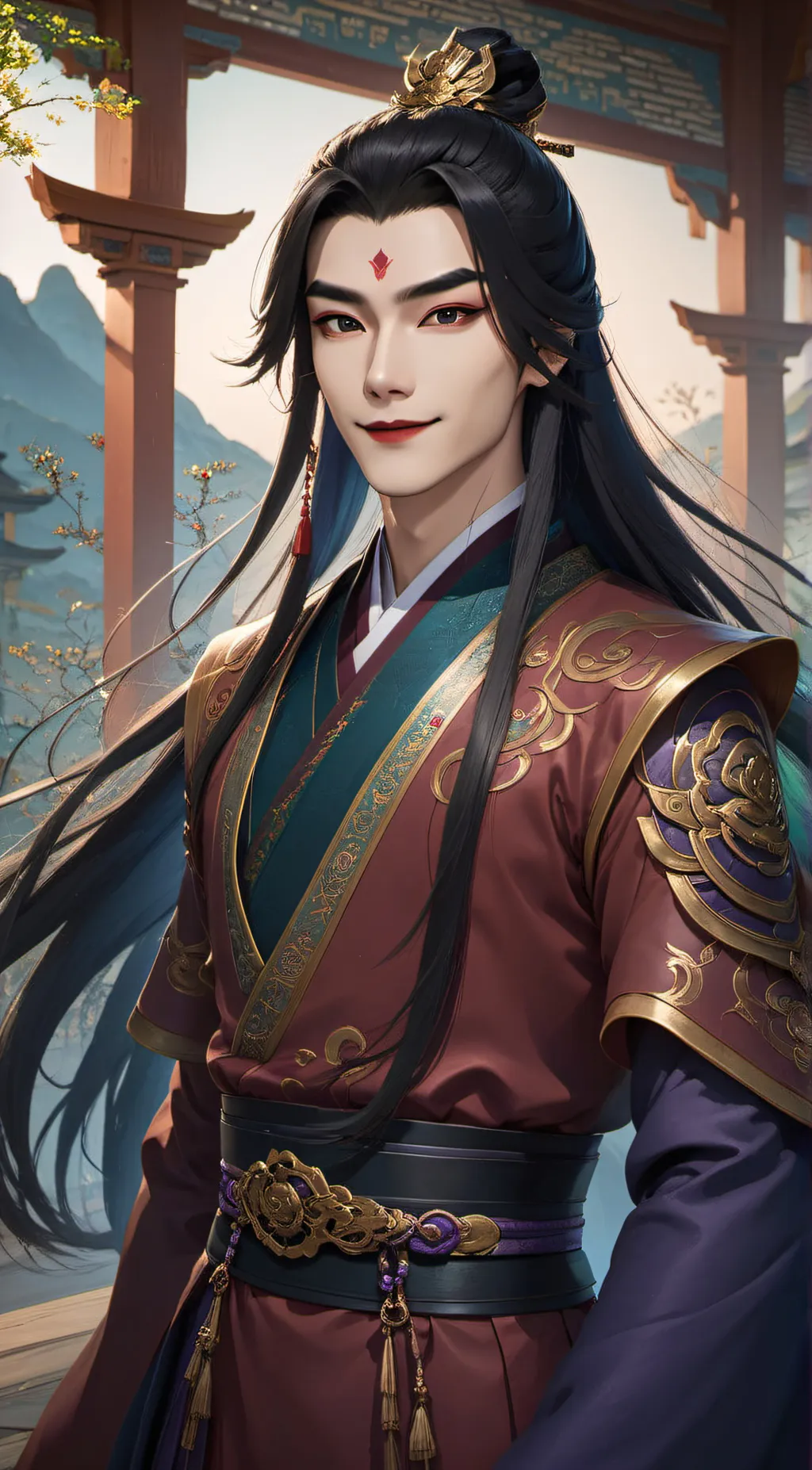 ai character: Jing Mie background