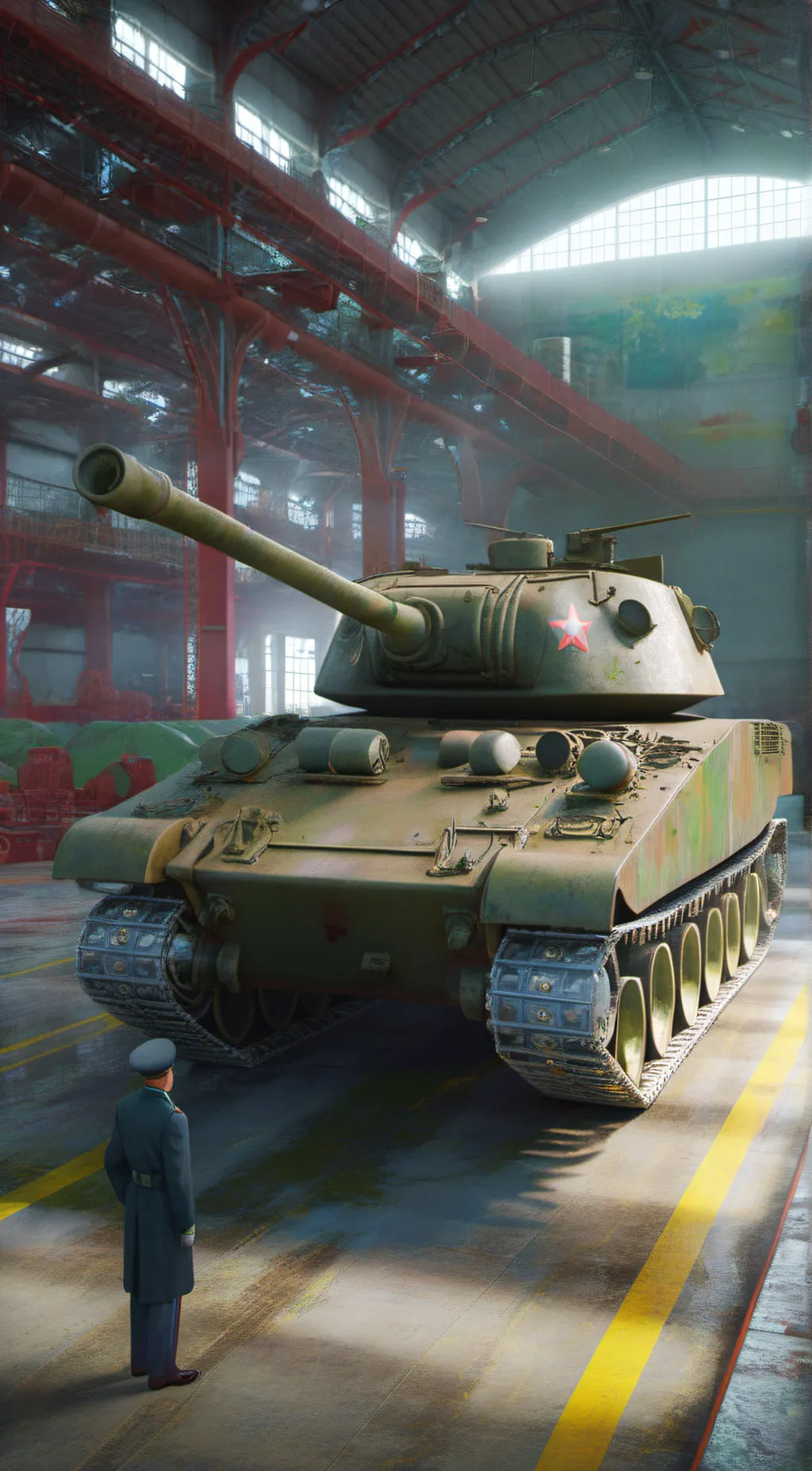 ai character: T-34 dude background